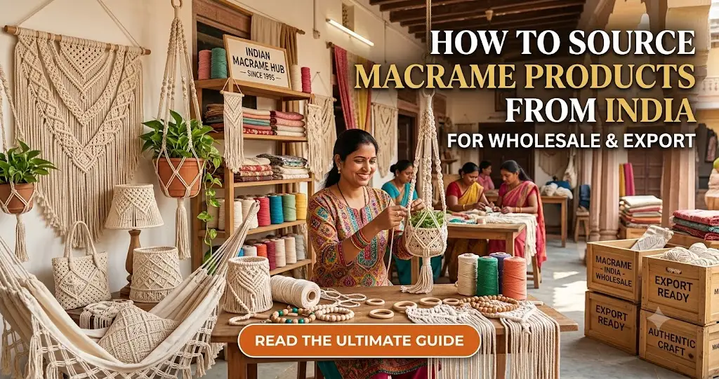 How to Source Macrame Products from India for Wholesale and Export
